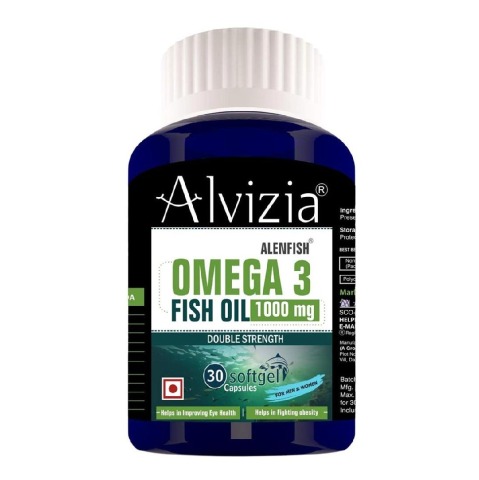 Alvizia Omega 3 Fish Oil 1000mg,  30 softgels 