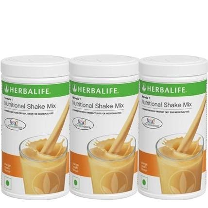 Herbalife Formula 1 Nutritional Shake Mix, 0.5 kg Orange Cream - Pack of 3