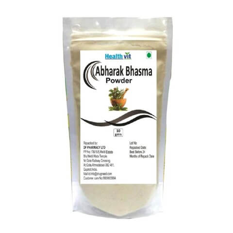 Healthvit Abharak Bhasma Powder, 10 g Healthvit Abharak Bhasma Powder, 10 g