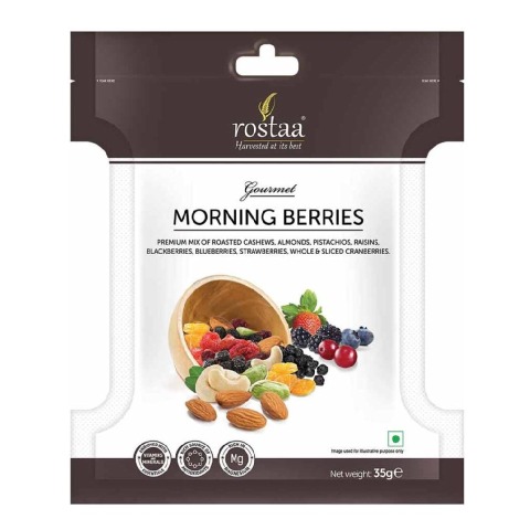 2 - Rostaa Morning Berries,  35 g  Unflavoured 