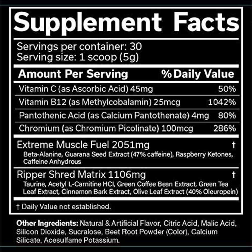 supplement - JNX SPORTS The Ripper,  0.33 lb  Fruit Punch 