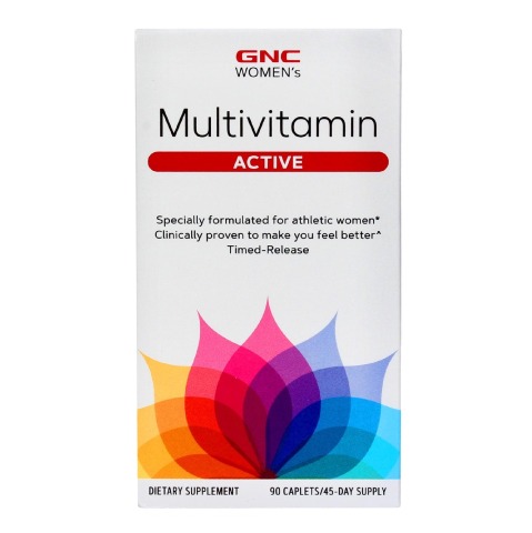 1 - GNC Women's Ultra Mega Active,  90 caplets  Unflavoured 