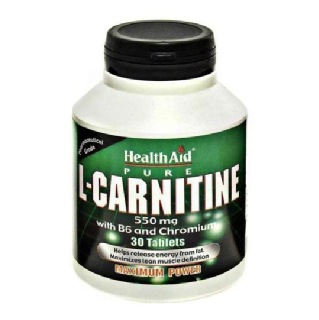HealthAid L-Carnitine (550mg), 30 tablet(s) Unflavoured