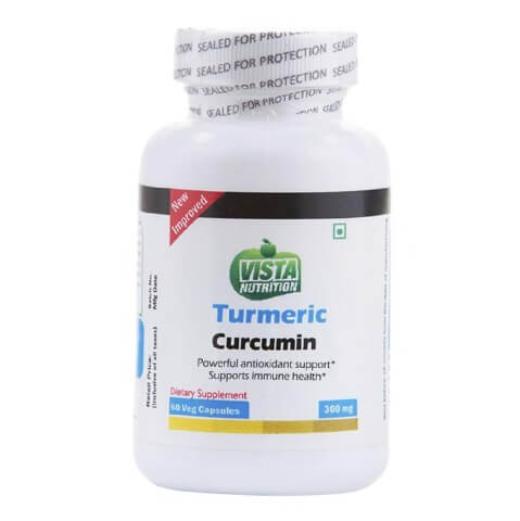 Vista Nutrition Turmeric Curcumin (300mg), 60 capsules Vista Nutrition Turmeric Curcumin (300mg), 60 capsules