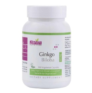 Zenith Nutrition Ginkgo Biloba, 180 veggie capsule(s)