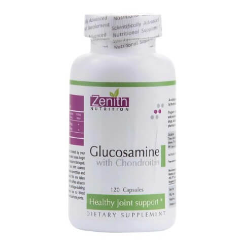 Zenith Nutrition Glucosamine with Chondroitin, 120 capsules Zenith Nutrition Glucosamine with Chondroitin, 120 capsules