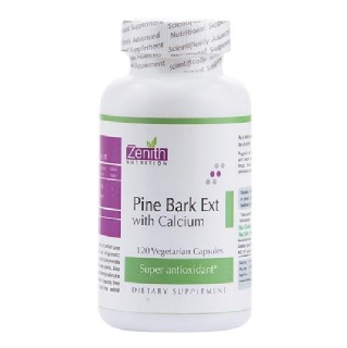 Zenith Nutrition Pine Bark Ext With Calcium, 120 capsules