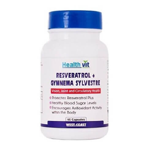 Healthvit Resveratrol + Gymnema Sylvestre, 60 capsules Healthvit Resveratrol + Gymnema Sylvestre, 60 capsules