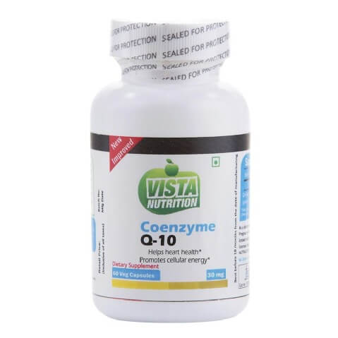 Vista Nutrition CoQ10 (30mg), 60 capsules Vista Nutrition CoQ10 (30mg), 60 capsules