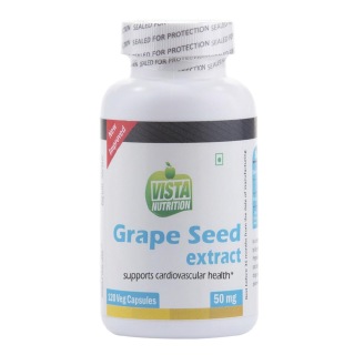 Vista Nutrition Grape Seed Extract (50mg), 120 capsules