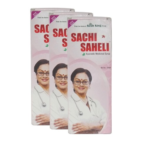 Sachi Saheli Ayurvedic Syrup, 200 ml - Pack of 3 Sachi Saheli Ayurvedic Syrup, 200 ml - Pack of 3