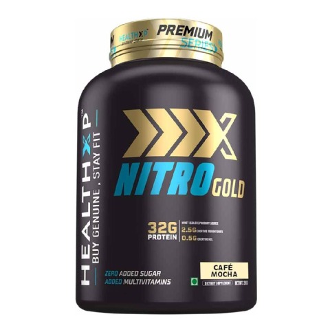 HealthXP Premium Series Nitro Gold,  4.4 lb  Cafe Brazil 