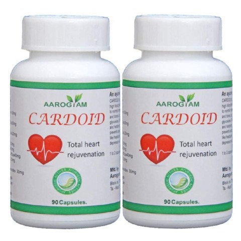 Aarogyam Cardoid, 90 capsules - Pack of 2 Aarogyam Cardoid, 90 capsules - Pack of 2