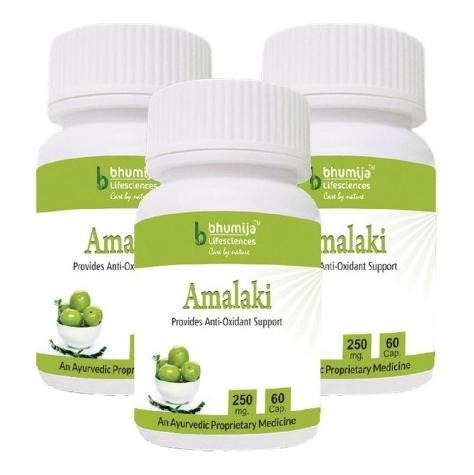Bhumija Amalaki, 60 capsules - Pack of 3 Bhumija Amalaki, 60 capsules - Pack of 3