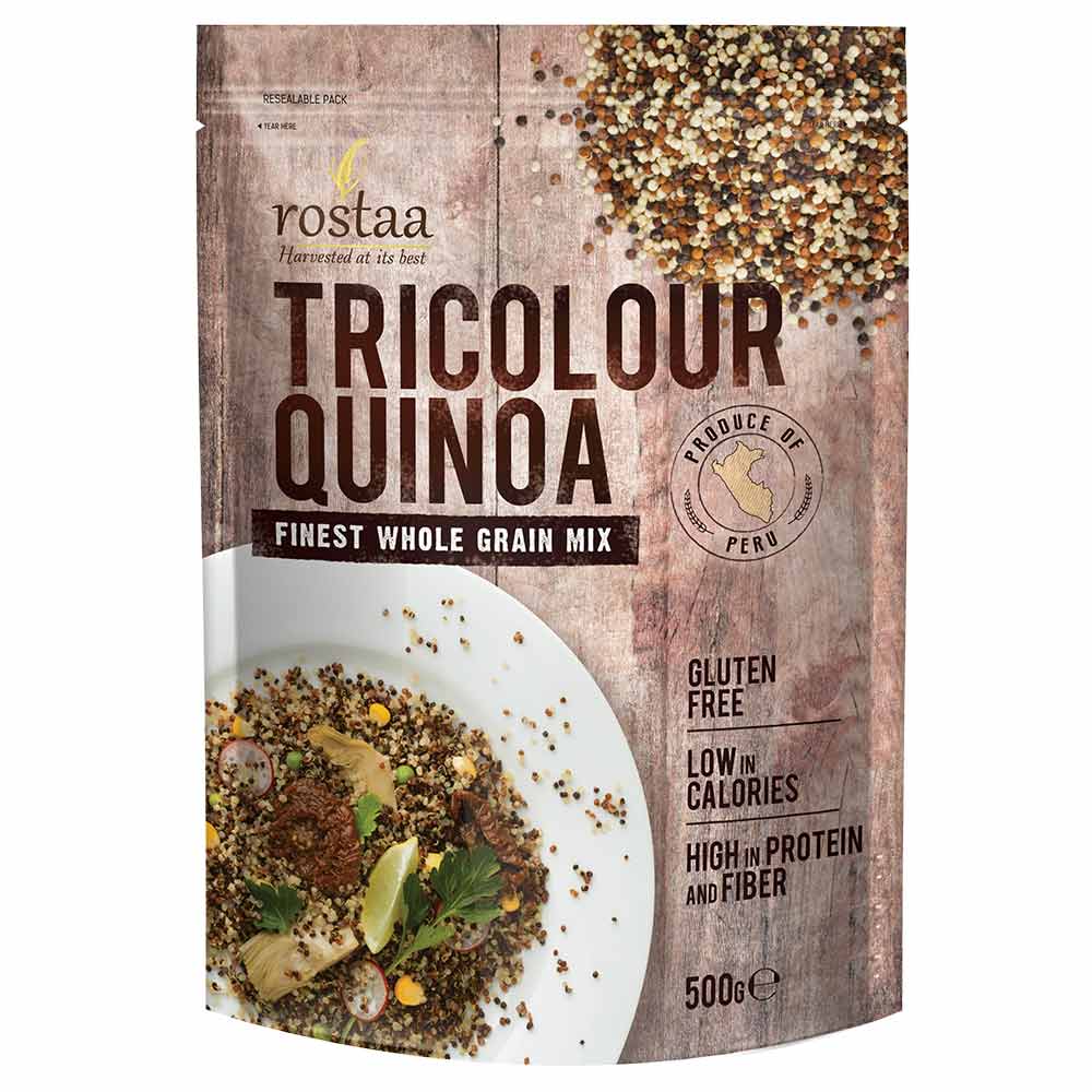 1 - Rostaa Tricolour Quinoa,  500 g  Unflavoured 