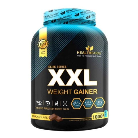 Healthfarm Elite Series XXL Weight Gainer,  2.2 lb  Chocolate 