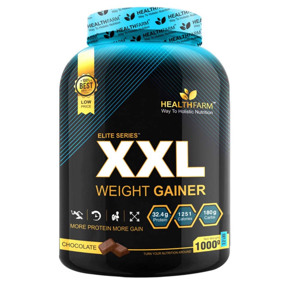 Healthfarm Elite Series XXL Weight Gainer,  2.2 lb  Chocolate 
