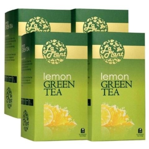 Laplant Green Tea & Lemon, 25 Piece(s)/Pack Lemon - Pack of 4 Laplant Green Tea & Lemon, 25 Piece(s)/Pack Lemon - Pack of 4