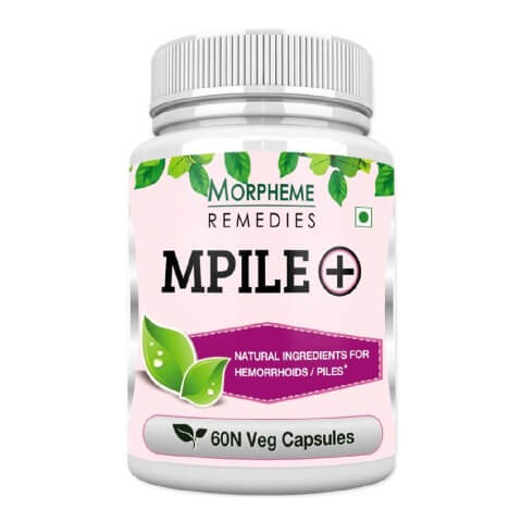 Morpheme Remedies Mpile+ Extract (500 mg), 60 veggie capsule(s) Morpheme Remedies Mpile+ Extract (500 mg), 60 veggie capsule(s)