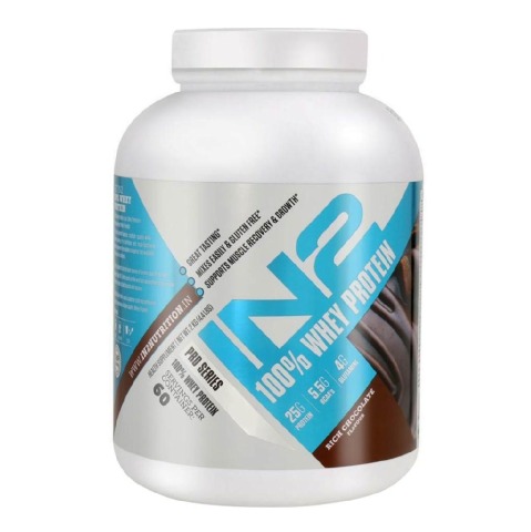 2 - IN2 100% Whey Protein,  4.4 lb  Rich Chocolate 