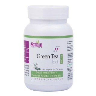 Zenith Nutrition Green Tea Extract (400 mg), 100 capsules Unflavoured
