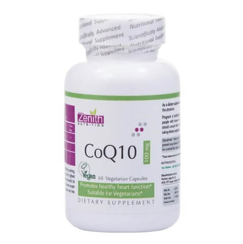 Zenith Nutrition CoQ10 (100 mg), 60 capsules Zenith Nutrition CoQ10 (100 mg), 60 capsules