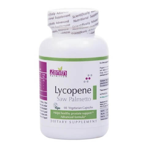 Zenith Nutrition Lycopene with Saw Palmetto, 60 capsules Zenith Nutrition Lycopene with Saw Palmetto, 60 capsules