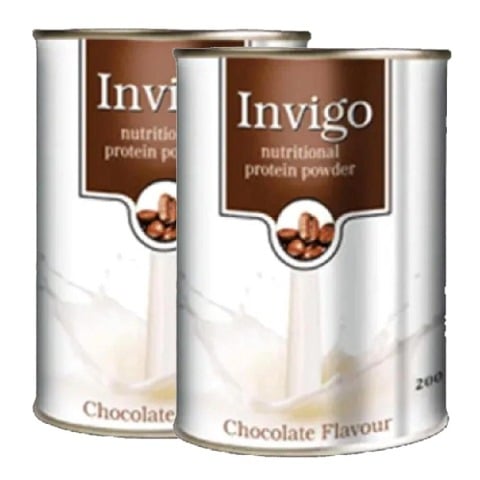 1 - Vestige Invigo Nutritional Protein Powder - Pack of 2,  0.44 lb  Chocolate 