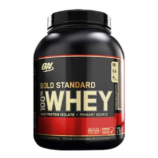 ON (Optimum Nutrition) Gold Standard 100% Whey Protein, 5 Lb Extreme Milk Chocolate