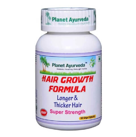 Planet Ayurveda Hair Growth Formula, 60 veggie capsule(s) Planet Ayurveda Hair Growth Formula, 60 veggie capsule(s)