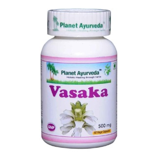 Planet Ayurveda Vasaka (500 mg), 60 veggie capsule(s)