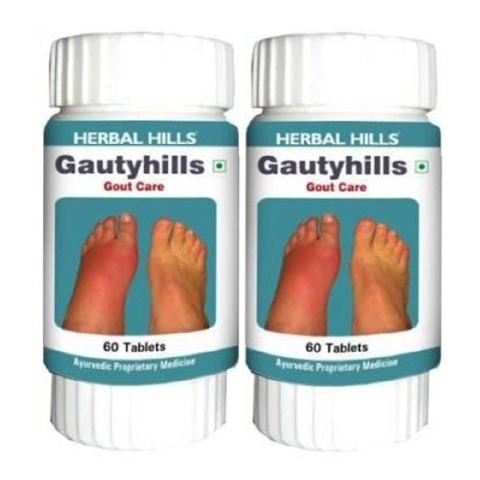 Herbal Hills Gautyhills, 60 tablet(s) - Pack of 2 Herbal Hills Gautyhills, 60 tablet(s) - Pack of 2
