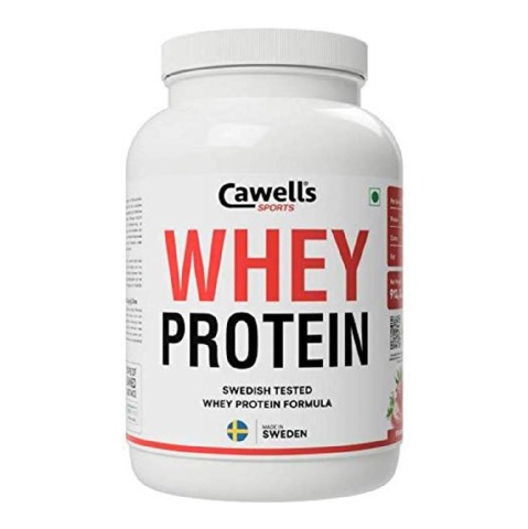 1 - Cawells Sports Whey Protein, 2.01 lb Strawberry