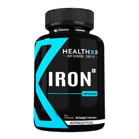 1 - HealthXP Iron,  60 softgels 
