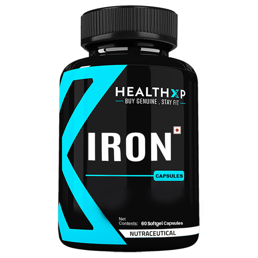 1 - HealthXP Iron,  60 softgels 