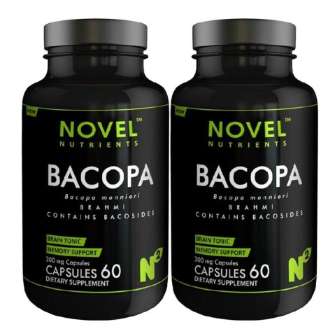 Novel Nutrients Bacopa (300 mg), 60 capsules - Pack of 2 Novel Nutrients Bacopa (300 mg), 60 capsules - Pack of 2