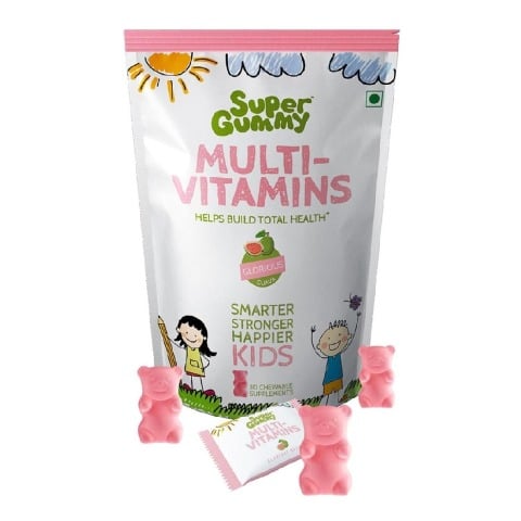 1 - Super Gummy Multi - Vitamins, Glorious Guava 30 gummies