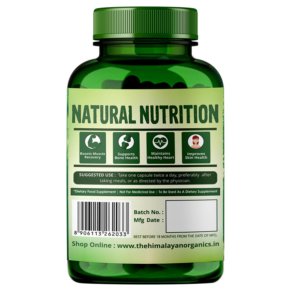 Himalayan Organics Omega 3 6 9 Vegan Natural Nutrition Supplement, 90 capsules online in India