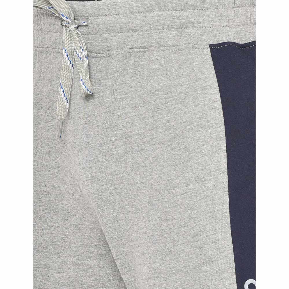 3 - Fitinc Striped Slim Fit Cotton Trackpant for Men,  Grey  Medium 