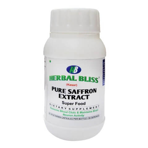Herbal Bliss Pure Saffron Extract, 60 capsules Herbal Bliss Pure Saffron Extract, 60 capsules