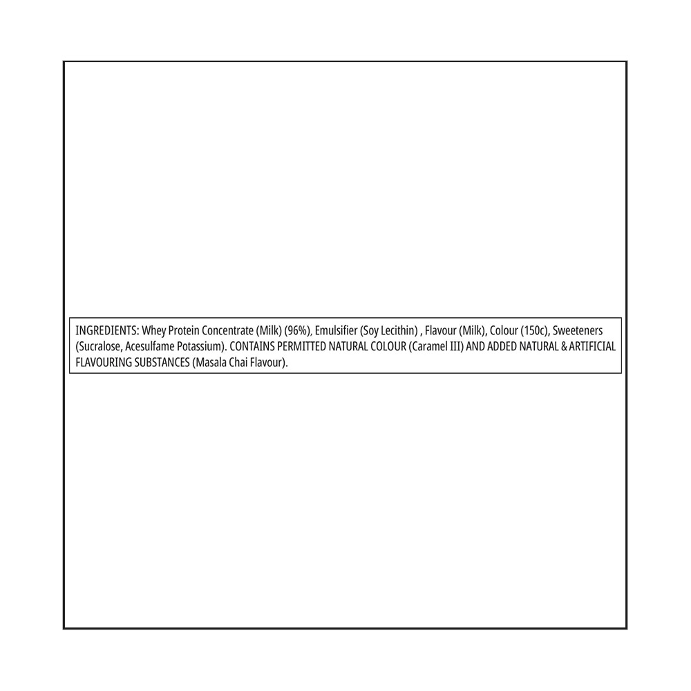ingredients - Myprotein Impact Whey Protein,  5.5 lb  Masala Chai 