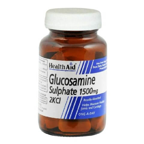 HealthAid Glucosamine Sulphate 2KCI (1500mg), 30 tablet(s) HealthAid Glucosamine Sulphate 2KCI (1500mg), 30 tablet(s)