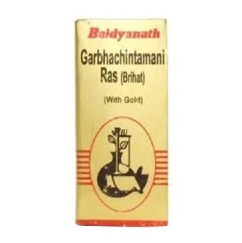 Baidyanath Garbha Chintamani Ras Brihat with Gold, 10 tablet(s) Baidyanath Garbha Chintamani Ras Brihat with Gold, 10 tablet(s)
