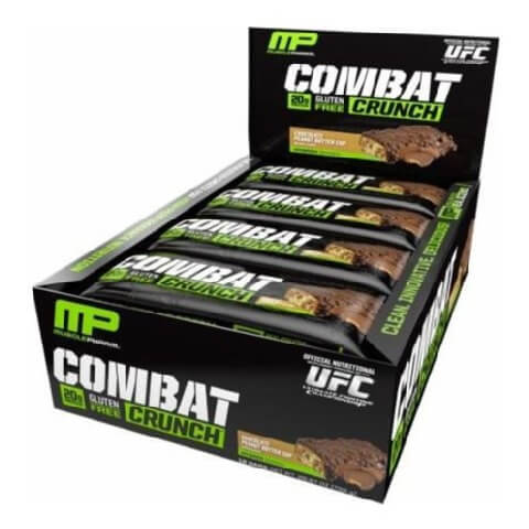 MusclePharm Combat Crunch, 12 Piece(s)/Pack Chocolate Peanut Butter Cup MusclePharm Combat Crunch, 12 Piece(s)/Pack Chocolate Peanut Butter Cup