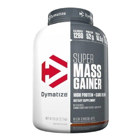 4 - Dymatize Super Mass Gainer OP,  6 lb  Rich Chocolate 