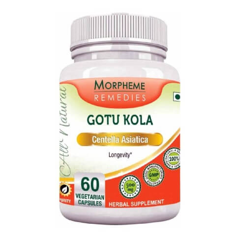 Morpheme Remedies Gotu Kola (500 mg), 60 veggie capsule(s) Morpheme Remedies Gotu Kola (500 mg), 60 veggie capsule(s)