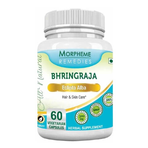 Morpheme Remedies Bhringraja ( 500 mg), 60 veggie capsule(s) Morpheme Remedies Bhringraja ( 500 mg), 60 veggie capsule(s)