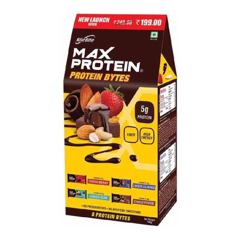 3 - RiteBite Max Protein Bytes, 8 Piece(s)/Pack Assorted