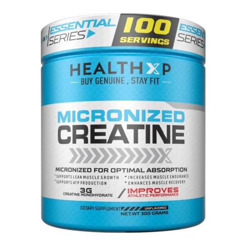 1 - HealthXP Essential Series Micronized Creatine,  Unflavoured  0.66 lb 