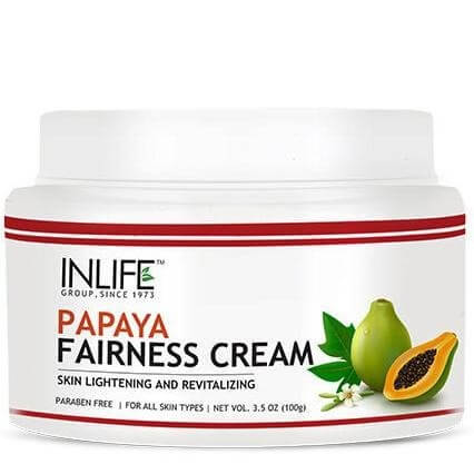 INLIFE Papaya Fairness Cream, 100 g for All Skin Types INLIFE Papaya Fairness Cream, 100 g for All Skin Types